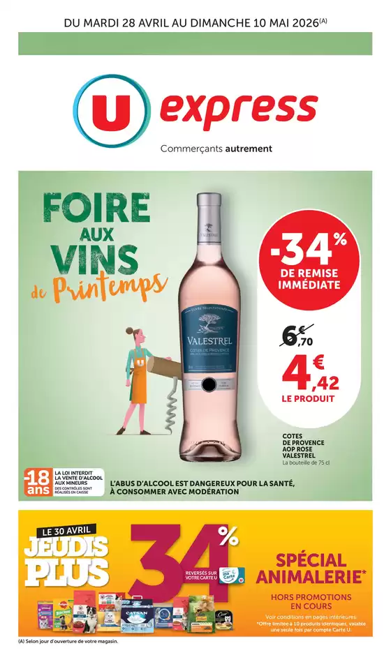 Catalogue U Express à  | Catalogue U EXPRESS | 2026-04-28T00:00:00.000Z - 2026-05-10T00:00:00.000Z