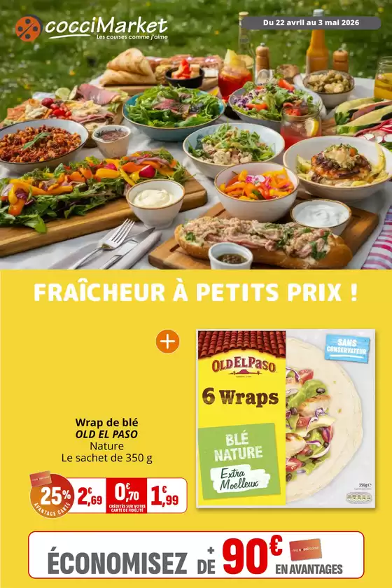 Catalogue Coccimarket | FRAÎCHEUR À PETITS PRIX ! | 2026-04-22T00:00:00.000Z - 2026-05-03T00:00:00.000Z
