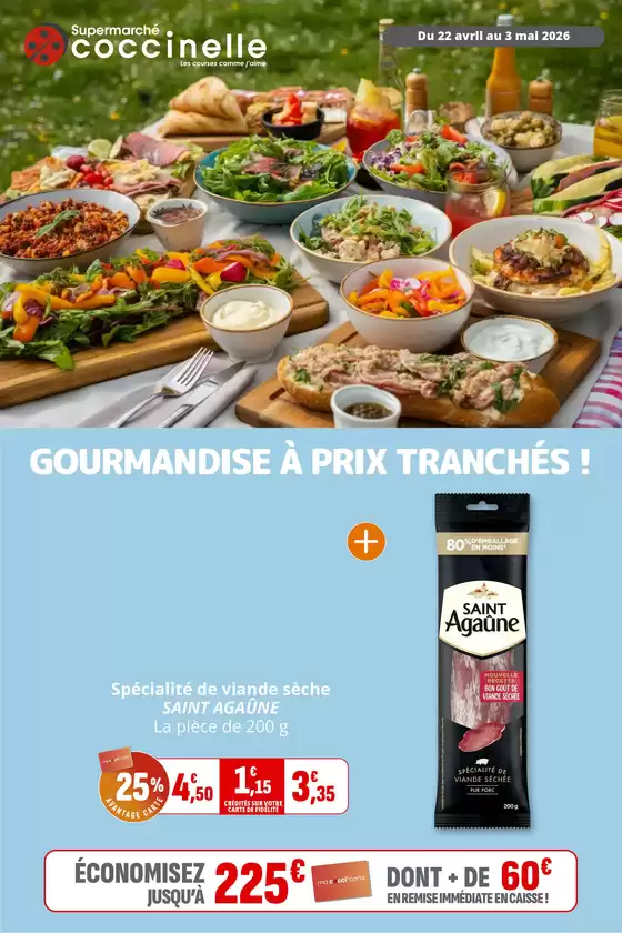 Catalogue Coccinelle Supermarché à Marseillette | GOURMANDISE À PRIX TRANCHÉS ! | 2026-04-22T00:00:00.000Z - 2026-05-03T00:00:00.000Z