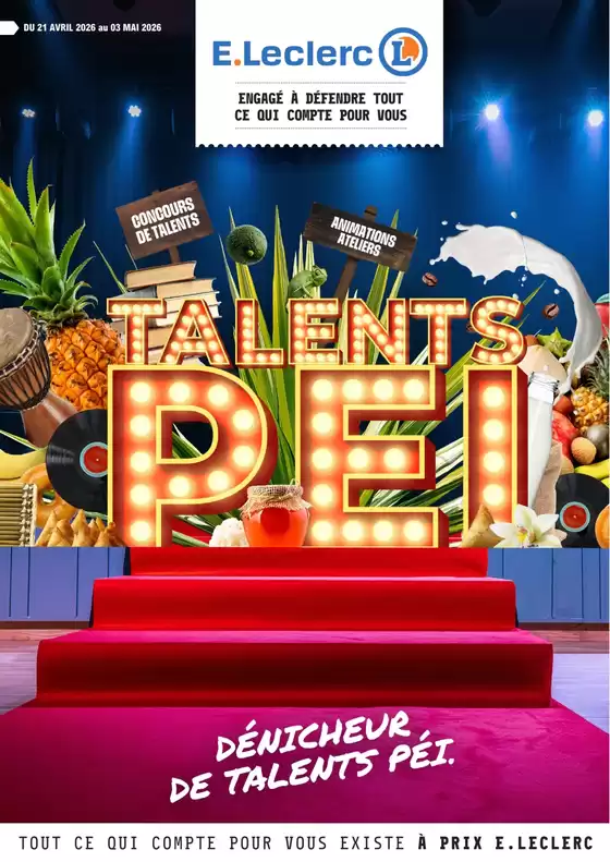 Catalogue E.Leclerc | Talents pei | 2026-04-21T00:00:00.000Z - 2026-05-03T00:00:00.000Z