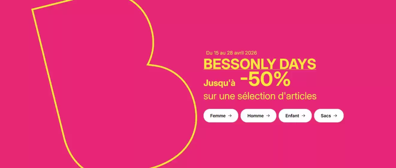 Catalogue Besson | Bessonly days  | 2026-04-24T00:00:00.000Z - 2026-05-17T00:00:00.000Z