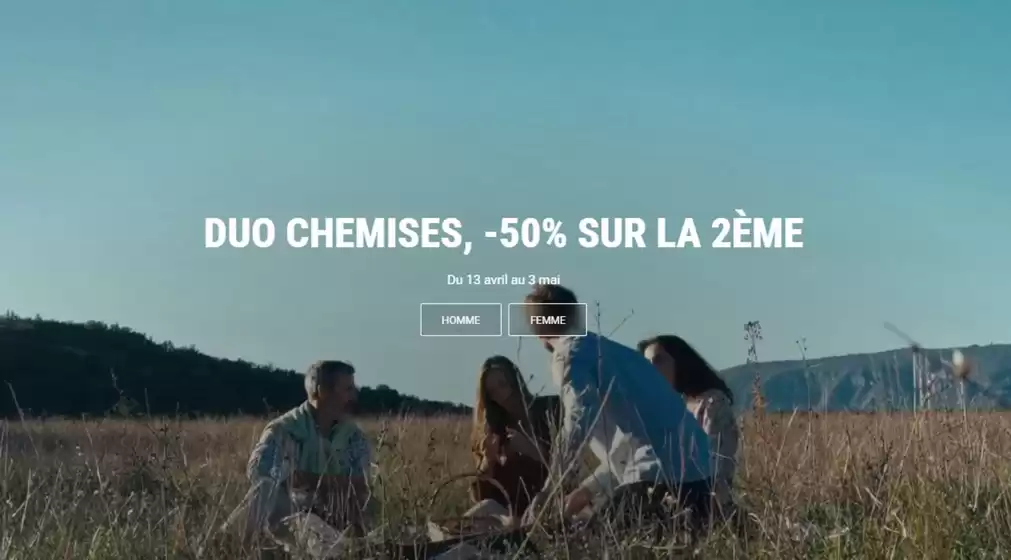 Catalogue Mise au Green | Offre chemises  | 2026-04-24T00:00:00.000Z - 2026-05-03T00:00:00.000Z