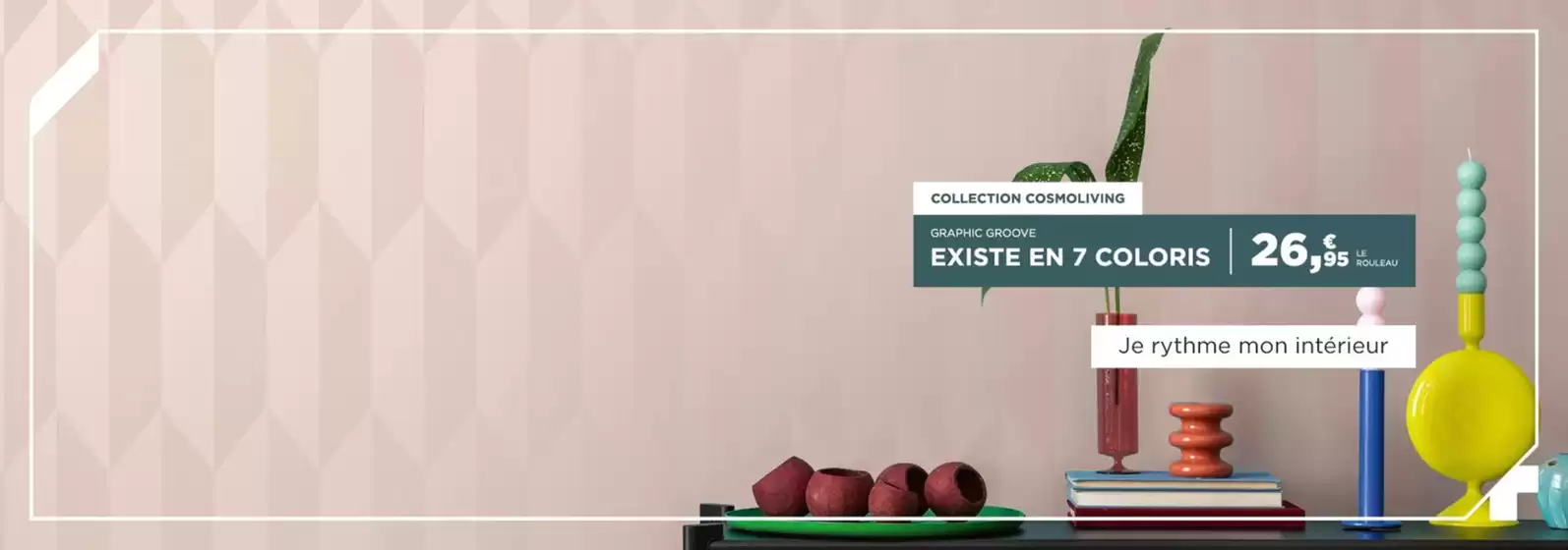 Catalogue 4 Murs | Papier peint intissé GRAPHIC GROOVE | 2026-04-24T00:00:00.000Z - 2026-05-17T00:00:00.000Z