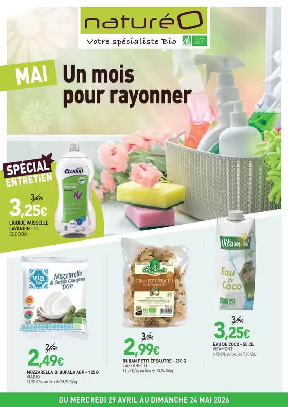 Catalogue NaturéO | Un mois pour rayonner | 2026-04-27T00:00:00.000Z - 2026-05-24T00:00:00.000Z