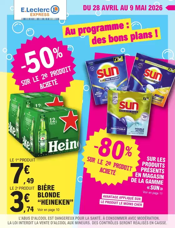 Catalogue E.Leclerc | DEPENSER MOINS 8 - EXPRESS | 2026-04-28T00:00:00.000Z - 2026-05-09T00:00:00.000Z