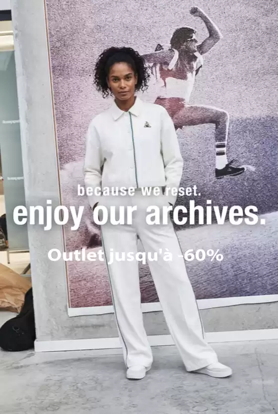 Catalogue Le Coq Sportif | Outlet jusqu'à -60% | 2026-04-27T00:00:00.000Z - 2026-05-10T00:00:00.000Z