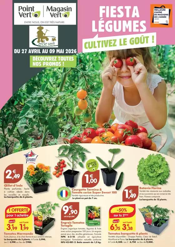 Catalogue Magasin Vert à  | Offres exclusives et bonnes affaires | 2026-04-27T00:00:00.000Z - 2026-05-09T00:00:00.000Z