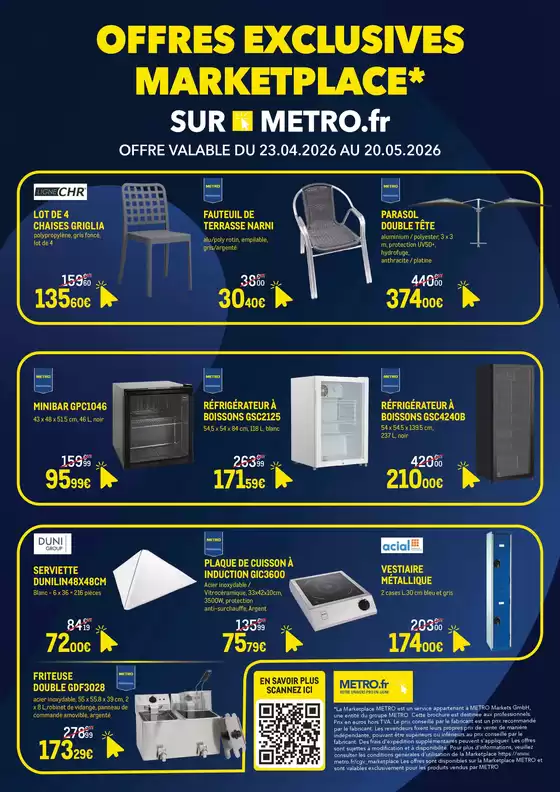 Catalogue Metro | Offres Exclusives Marketplace | 2026-04-28T00:00:00.000Z - 2026-05-20T00:00:00.000Z