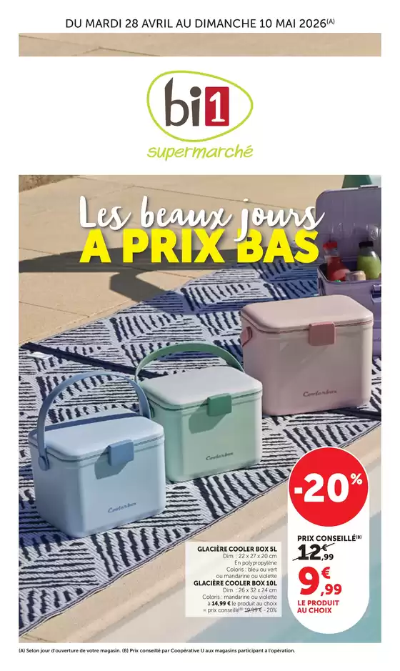 Catalogue Bi1 | Les Beaux Jours À Prix Bas | 2026-04-28T00:00:00.000Z - 2026-05-10T00:00:00.000Z