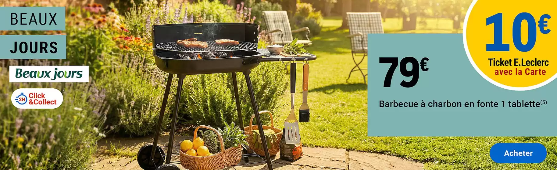 Catalogue E.Leclerc Jardi | Beaux jours | 2026-04-28T00:00:00.000Z - 2026-04-30T00:00:00.000Z