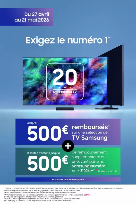 Catalogue Group Digital à Plerguer | Samsung Exigez le numéro 1* | 2026-04-27T00:00:00.000Z - 2026-05-21T00:00:00.000Z