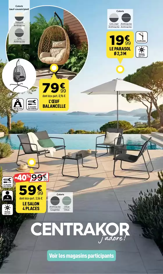 Catalogue Centrakor à  | RECEVOIR AVEC STYLE | 2026-04-28T00:00:00.000Z - 2026-05-31T00:00:00.000Z