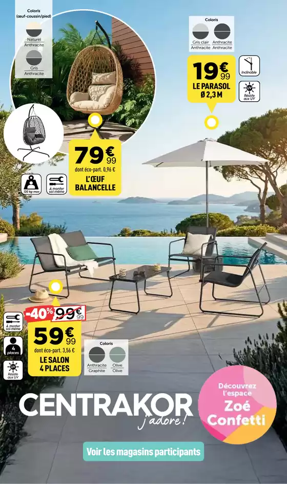 Catalogue Centrakor à Bouqueval | RECEVOIR AVEC STYLE TABLES DÉTÉ | 2026-04-28T00:00:00.000Z - 2026-05-31T00:00:00.000Z