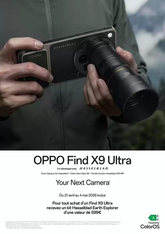 Catalogue LDLC à Chécy | Votre kit photo Hasselblad offert avec Oppo | 2026-04-28T00:00:00.000Z - 2026-05-04T00:00:00.000Z