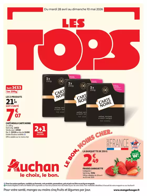 Catalogue Auchan Hypermarché à Publier | 25 jours Auchan hypers | 2026-04-28T00:00:00.000Z - 2026-05-10T00:00:00.000Z