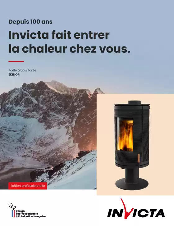 Catalogue Invicta | Invicta fait entrer la chaleur chez vous. | 2026-04-29T00:00:00.000Z - 2026-12-31T00:00:00.000Z