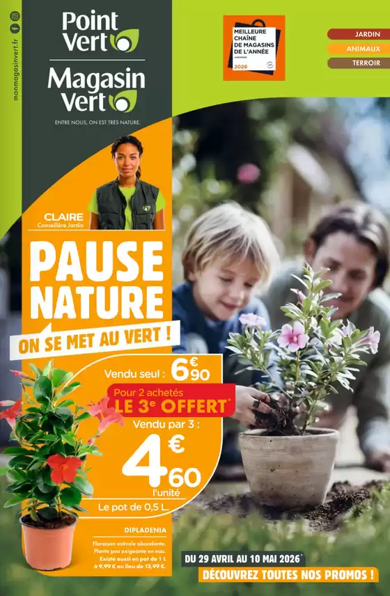 Catalogue Point Vert | Pause nature on se met au vert ! | 2026-04-29T00:00:00.000Z - 2026-05-10T00:00:00.000Z