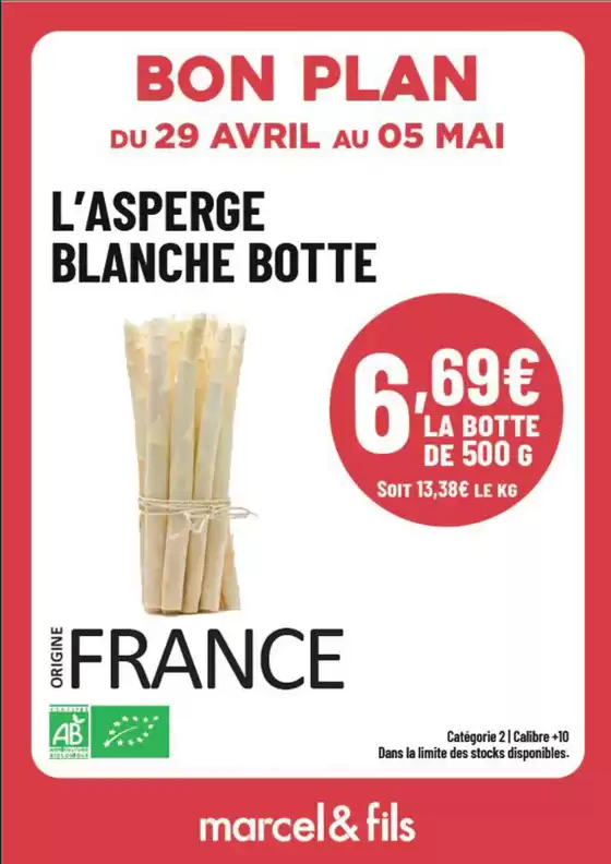 Catalogue marcel & fils | Bon Plan | 2026-04-29T00:00:00.000Z - 2026-05-05T00:00:00.000Z