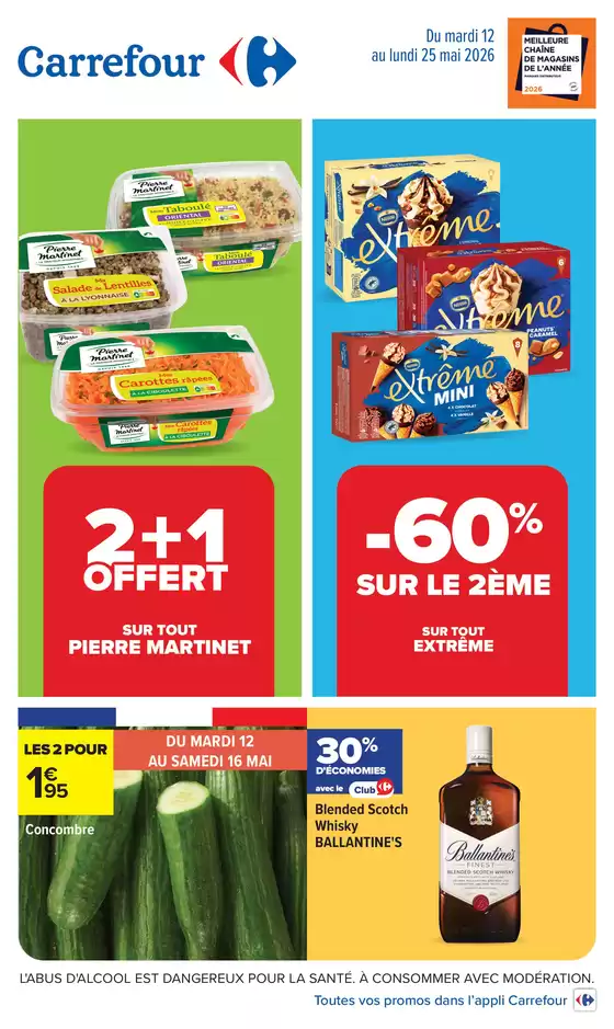 Catalogue Carrefour | LES PROMOS DU QUOTIDIEN | 2026-05-12T00:00:00.000Z - 2026-05-25T00:00:00.000Z