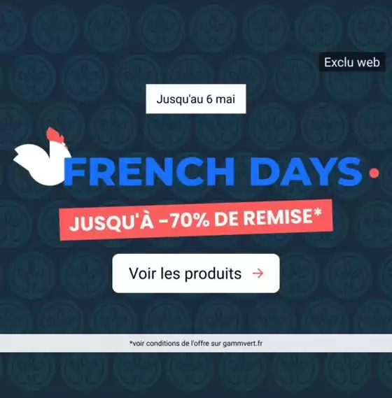 Catalogue Gamm vert | FRENCH DAYS | 2026-04-30T00:00:00.000Z - 2026-05-06T00:00:00.000Z