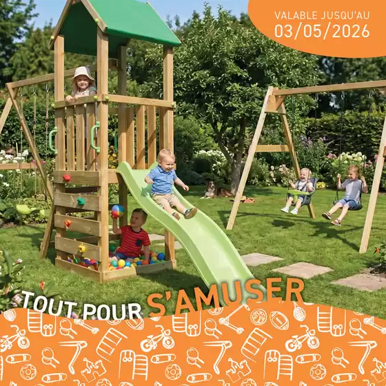 Catalogue Trafic à Bezaumont | Et si le jardin devenait leur terrain de jeu préféré ? | 2026-04-30T00:00:00.000Z - 2026-05-03T00:00:00.000Z