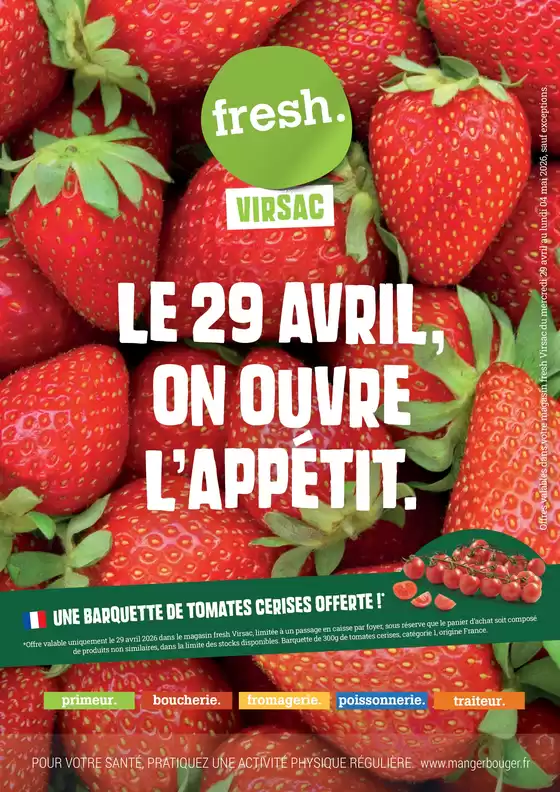 Catalogue Fresh à Bezaumont | Petits prix | 2026-04-30T00:00:00.000Z - 2026-05-04T00:00:00.000Z