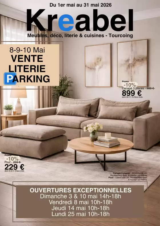 Catalogue KREABEL à Le Coteau | Magazine KREABEL | 2026-05-01T00:00:00.000Z - 2026-05-31T00:00:00.000Z