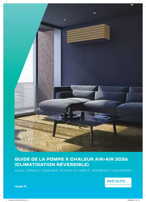 Catalogue Rexel à Matignon | Guide de la pompe à chaleur air-air réversible 2026 | 2026-05-04T00:00:00.000Z - 2026-12-31T00:00:00.000Z