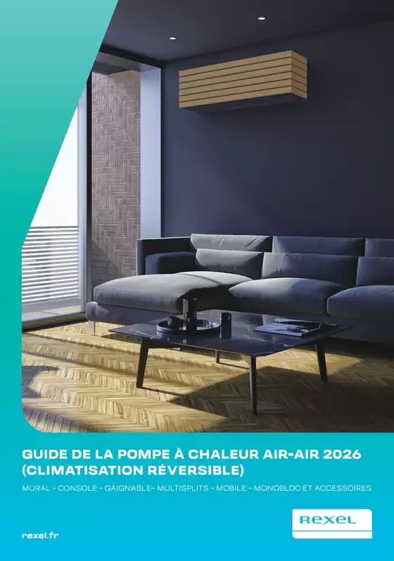 Catalogue Rexel | Guide de la pompe à chaleur air-air réversible 2026 | 2026-01-01T00:00:00.000Z - 2026-12-31T00:00:00.000Z