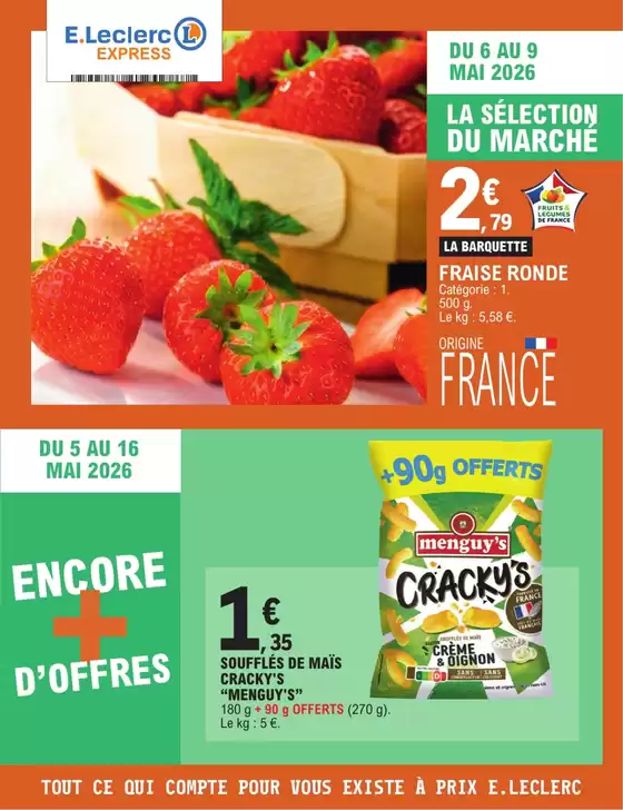 Catalogue E.Leclerc | TRAFIC POUVOIR DACHAT 4 - EXPRESS | 2026-05-05T00:00:00.000Z - 2026-05-16T00:00:00.000Z