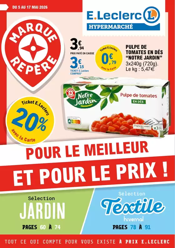 Catalogue E.Leclerc | 26C010LR | 2026-05-05T00:00:00.000Z - 2026-05-17T00:00:00.000Z