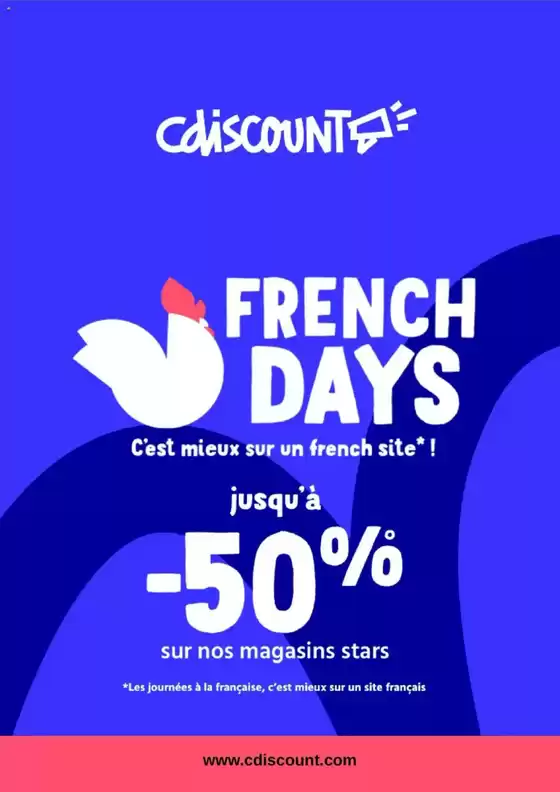 Catalogue Cdiscount à Damgan | French Days | 2026-05-04T00:00:00.000Z - 2026-06-18T00:00:00.000Z