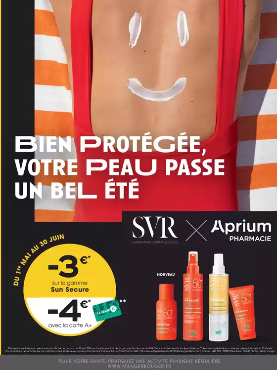 Catalogue Aprium Pharmacie à Guichainville | Bien ProtéGée, votre Peau passe un bel été | 2026-05-04T00:00:00.000Z - 2026-06-30T00:00:00.000Z