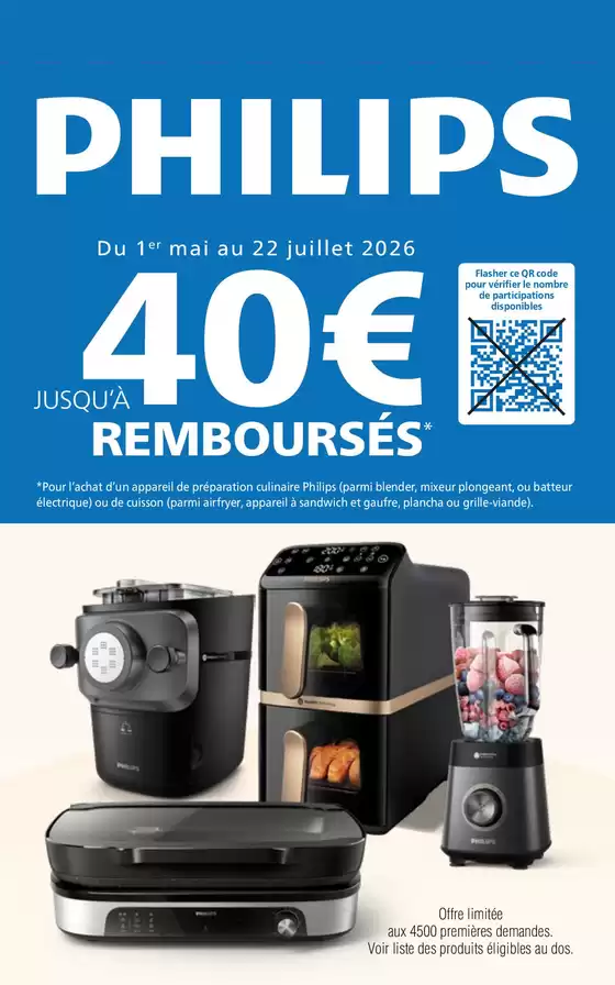 Catalogue Connexion à Lisieux | Philips Jusqu'à 40€ remboursés | 2026-05-04T00:00:00.000Z - 2026-07-22T00:00:00.000Z