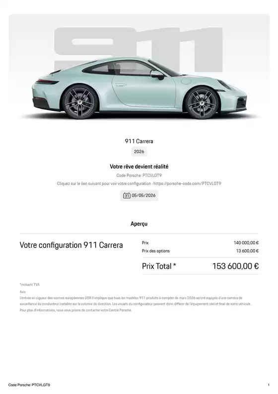 Catalogue Porsche à Val-de-Fier | 911 Carrera | 2026-05-05T00:00:00.000Z - 2026-06-06T00:00:00.000Z