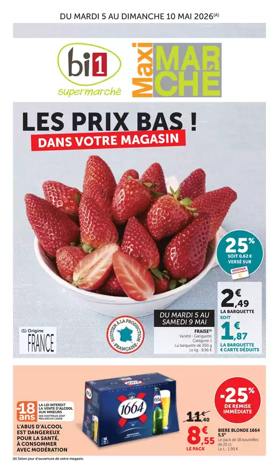 Catalogue Bi1 | Les Prix Bas | 2026-05-05T00:00:00.000Z - 2026-05-10T00:00:00.000Z