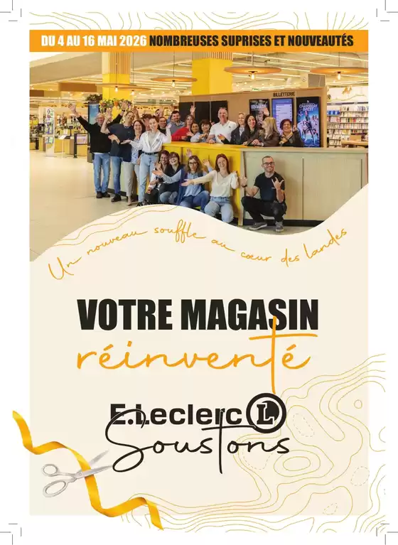 Catalogue E.Leclerc à Le Bosc-Roger-en-Roumois | réouverture | 2026-05-04T00:00:00.000Z - 2026-05-16T00:00:00.000Z