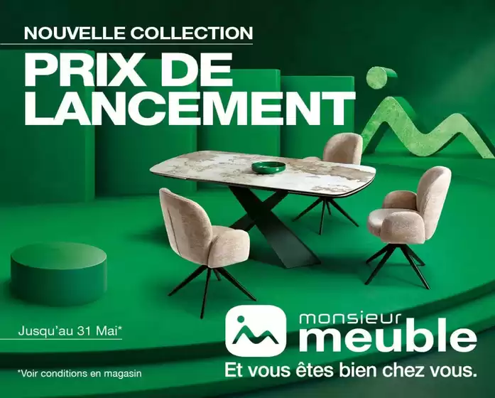 Catalogue monsieur meuble à Dirinon | Promotions | 2026-05-05T00:00:00.000Z - 2026-05-31T00:00:00.000Z
