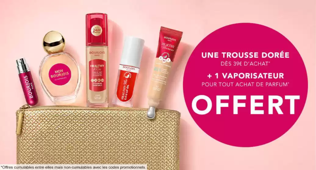Catalogue Bourjois à Beauchamp | Vos cadeaux dès 39€ d'achat! | 2026-05-05T00:00:00.000Z - 2026-05-12T00:00:00.000Z