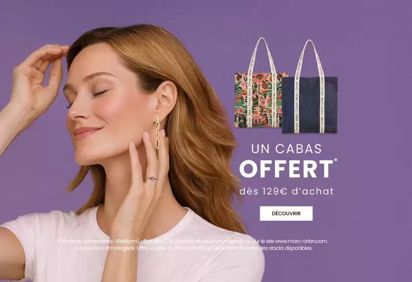 Catalogue Marc Orian à Beauchamp | UN CABAS OFFERT dès 129€ d'achat | 2026-05-05T00:00:00.000Z - 2026-06-01T00:00:00.000Z