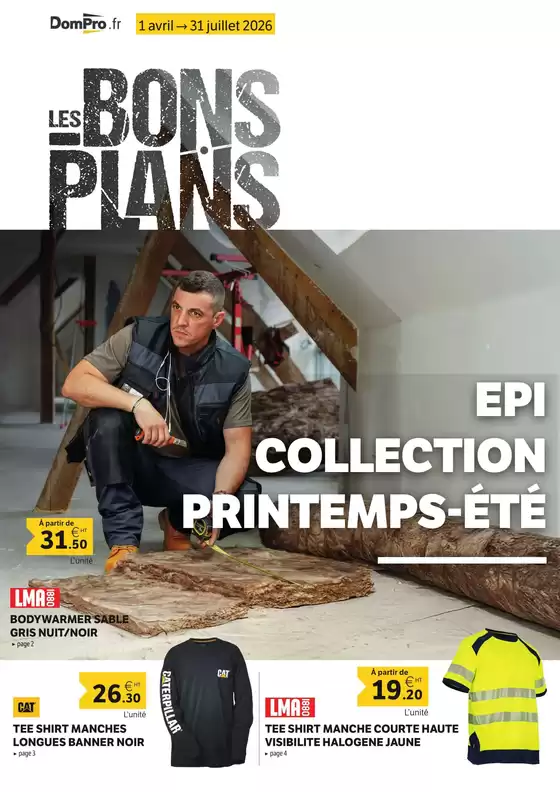 Catalogue DomPro à Lescheraines | Les bons plans EPI | 2026-05-05T00:00:00.000Z - 2026-07-31T00:00:00.000Z