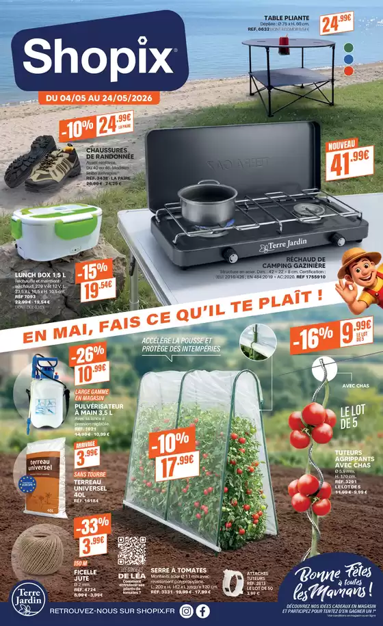 Catalogue Shopix à Vallauris | En mai faites ce quil vous plaît! | 2026-05-04T00:00:00.000Z - 2026-05-24T00:00:00.000Z