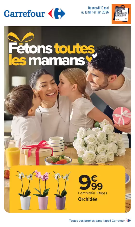 Catalogue Carrefour à Guilberville | FÊTE DE TOUTES LES MAMANS | 2026-05-19T00:00:00.000Z - 2026-06-01T00:00:00.000Z