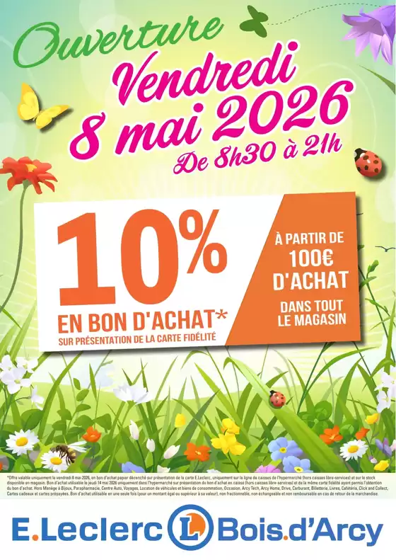 Catalogue E.Leclerc à Carentan | OUV. VENDREDI 8 MAI 2026 | 2026-05-08T00:00:00.000Z - 2026-05-08T00:00:00.000Z