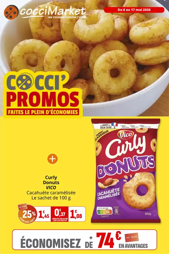 Catalogue Coccimarket à Chaussoy-Epagny | COCCI PROMOS FAITES LE PLEIN D'ÉCONOMIES | 2026-05-06T00:00:00.000Z - 2026-05-17T00:00:00.000Z