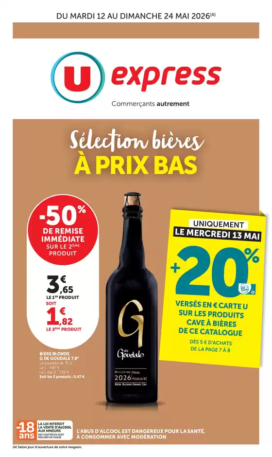 Catalogue U Express à | Catalogue U EXPRESS | 2026-05-12T00:00:00.000Z - 2026-05-24T00:00:00.000Z