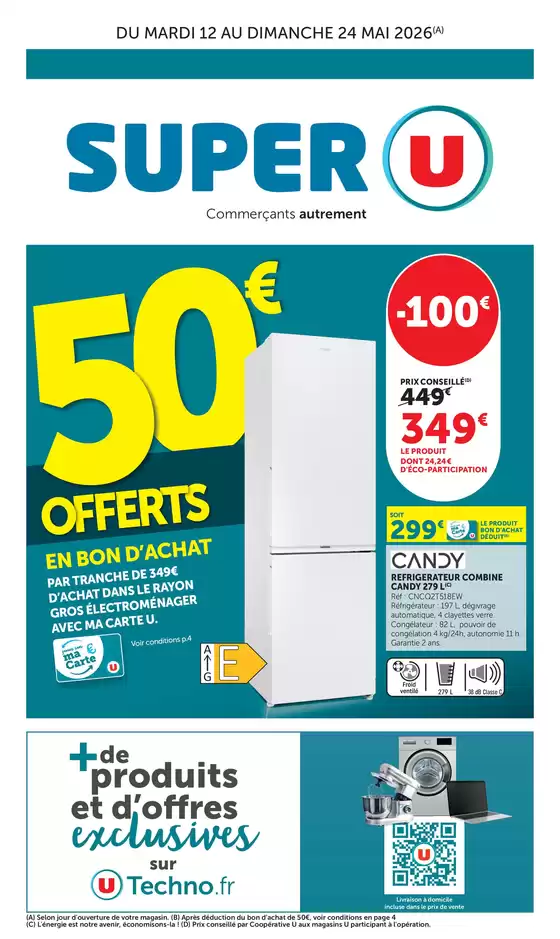 Catalogue Super U à Lespinasse | Catalogue SUPER U ! | 2026-05-12T00:00:00.000Z - 2026-05-24T00:00:00.000Z