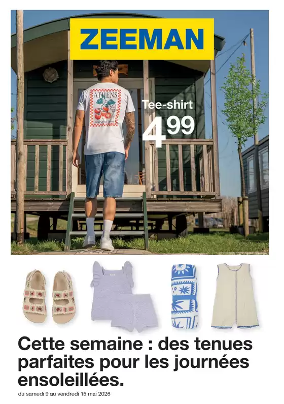 Catalogue Zeeman | Cette semaine : des tenues parfaites pour les journées ensoleillées. | 2026-05-08T00:00:00.000Z - 2026-05-15T00:00:00.000Z