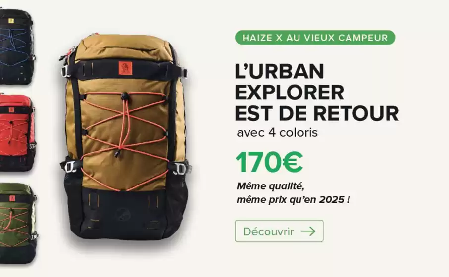 Catalogue Au vieux campeur | Prix...ça baisse ! | 2026-05-11T00:00:00.000Z - 2026-05-31T00:00:00.000Z