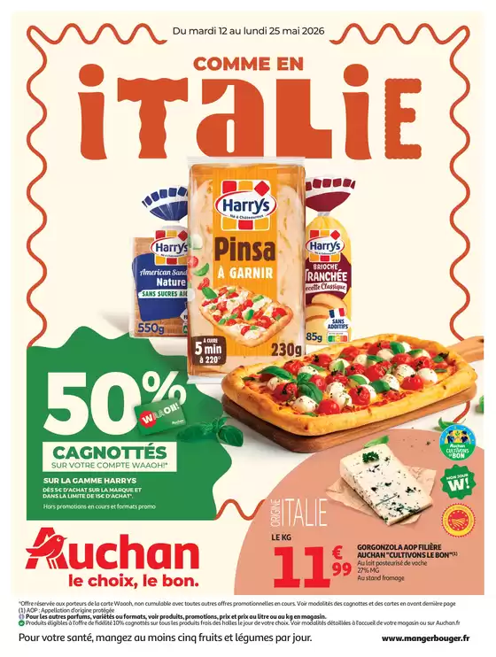 Catalogue Auchan Hypermarché | Saveurs Italie hypers | 2026-05-12T00:00:00.000Z - 2026-05-25T00:00:00.000Z